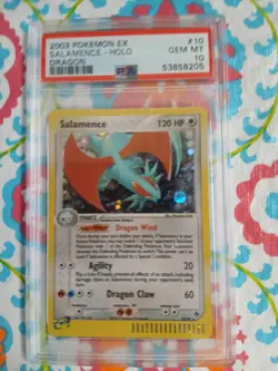 Pokemon Card Ex Dragon #10 Salamence Holo Psa 10 GEM MINT 2003 Vintage - Image 2