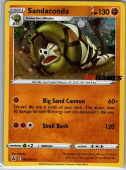 Sandaconda - (EB Games Exclusive) 082/163 - Pokemon Card - NM - Image 1