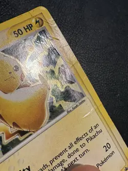 Pikachu #012 w/ Swirl Black Star Promo Holo Card 2003 Pokemon Damaged - Image 5