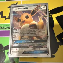 Pokemon Eevee GX SM174 Promo Holo GX HP 160 Pokemon TCG Card - Image 1