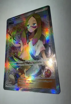 Pokemon Mina TCG 2018 Lost Thunder Holo Full Art Ultra Rare Card 211/214 NM - Image 3
