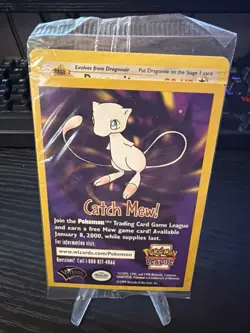 Sealed Dragonite Pokemon The First Movie WB Promo Black Star 1999 Card WOTC New - Image 1