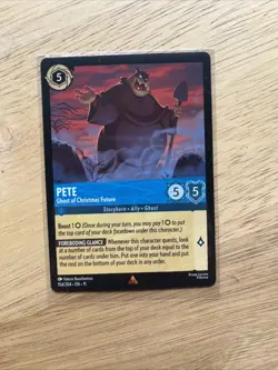 Pete-Ghost of Christmas Future Character Card 154/204 Disney Lorcana TCG - Image 1