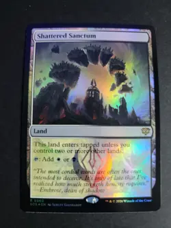 Shattered Sanctum (Foil) Rare MTG Secrets of Strixhaven - Image 1