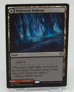 Magic the Gathering Kaldheim #252/285 Blightstep Pathway / Searstep Pathway - Image 3