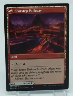 Magic the Gathering Kaldheim #252/285 Blightstep Pathway / Searstep Pathway - Image 4