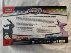 X1 Pokemon Card Prismatic Evolutions Premium Figure Collection Spanish Version - Image 2