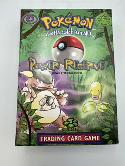 1999 Pokemon TCG - Power Reserve Jungle Theme - Deck Box Only - Display - Image 1