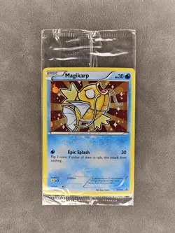 Pokemon TCG Magikarp XY143 Shiny Holo XY Black Star Promo - SEALED - Image 1