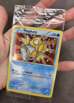 Pokemon TCG Magikarp XY143 Shiny Holo XY Black Star Promo - SEALED - Image 2