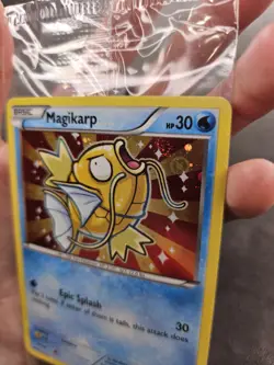 Pokemon TCG Magikarp XY143 Shiny Holo XY Black Star Promo - SEALED - Image 3