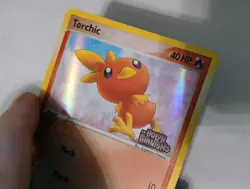 Torchic 83/110 Reverse Holo Foil Stamped 2006 Pokemon EX Holon Phantoms LP - Image 2
