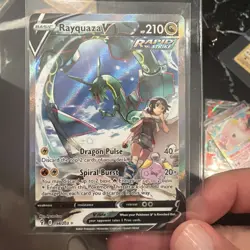 Pokemon TCG Rayquaza V 194/203 Evolving Skies Alternate Art Near Mint 194/203 - Image 2
