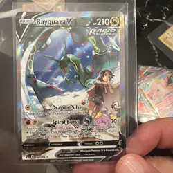 Pokemon TCG Rayquaza V 194/203 Evolving Skies Alternate Art Near Mint 194/203 - Image 3