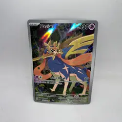 Zacian 100/094 Illustration Rare Phantasmal Flames Pokemon Holo Near Mint - Image 1