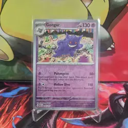 Pokemon TCG Gengar Reverse Holo SV Scarlet & Violet 151 Card 094/165 Near Mint - Image 1