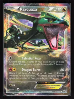 Rayquaza EX Holo Ultra Rare Pokemon Dragons Exalted 85/124 MP - Image 1