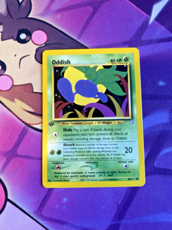 Oddish - 68/111 [Neo Genesis] Pokemon TCG - 1st EDITION - Common - NM - Image 1