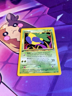 Oddish - 68/111 [Neo Genesis] Pokemon TCG - 1st EDITION - Common - NM - Image 3