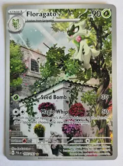 Floragato 197/193 Paldea Evolved Pokemon TCG Illustration Rare VLP - Image 1