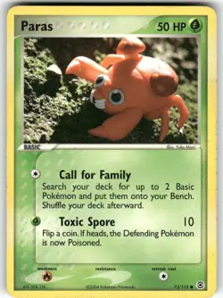 Paras FireRed & LeafGreen Common Pokemon Lightly played - Image 1