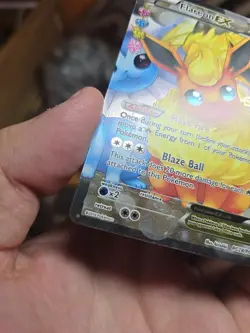 Pokemon Flareon EX Ultra Rare Holo Full Art Generations RC28/RC32 English 2016 - Image 2