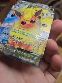 Pokemon Flareon EX Ultra Rare Holo Full Art Generations RC28/RC32 English 2016 - Image 3