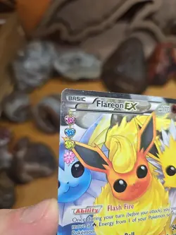 Pokemon Flareon EX Ultra Rare Holo Full Art Generations RC28/RC32 English 2016 - Image 4