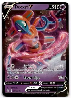Deoxys V SWSH266 Holo Promo Sword & Shield Promo Pokemon Holo Near Mint - Image 1