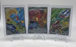 * Pokemon First Partner Illustration Collection Series 1 Kanto GEN 1 Starters - Image 1