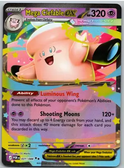 Mega Clefable ex 031/088 Double Rare Perfect Order Pokemon NM - Image 1