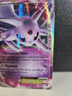 Espeon EX 52/122 Pokemon XY - BREAKpoint Holo Ultra Rare HP - Image 4