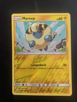 Carta Pokemon Mareep Holo Reverse 41/181 Ita gioco di squadra Italiano - Image 1