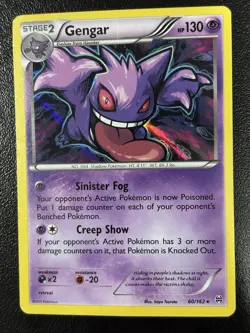 Gengar 60/162 Breakthrough Holo Pokemon TCG HP - Image 1
