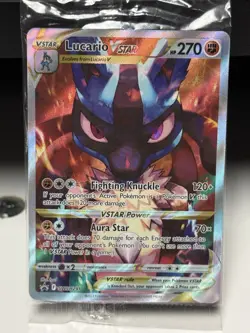Pokemon SEALED Lucario VSTAR SWSH291 SWSH: Sword & Shield Promo Cards Holo - Image 1