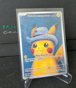 Pikachu with Grey Felt Hat - Van Gogh Promo SVP 085 Pokemon - Image 2
