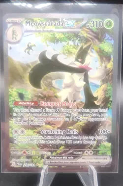 2023 Pokemon Meowscarada ex 256/193 Sv02: Paldea Evolved Holo - Image 1