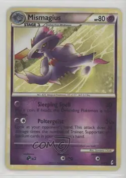 Mismagius Reverse Foil Pokemon HeartGold & SoulSilver Call of Legends #28 - Image 1