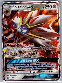 Solgaleo GX SM16 SM Promos - Pokemon Card - NM - Image 1