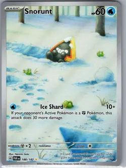 Snorunt 188/182 SV04: Paradox Rift - Pokemon Card - NM - Image 1