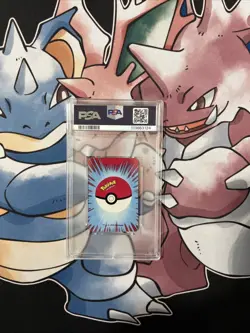 PSA 10 GEM MINT 1999 POKEMON MINI PLAYING CARDS RED DRAGONITE QUEEN OF HEARTS - Image 2