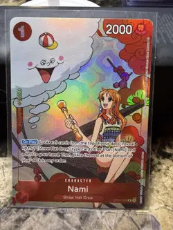 Monkey.D.Luffy & Nami Holo Promo One Piece CCG OP01 Bandai Card Lot (2) - Image 4