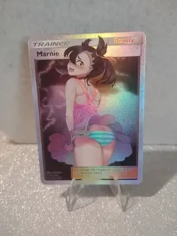 Marnie Poke Trainer Waifu Girl Sexy Doujin Trading Card - Image 1