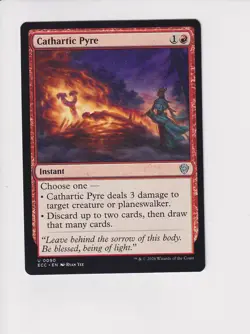 MAGIC THE GATHERING MTG COMMANDER: LORWYN ECLIPSED CATHARTIC PYRE - Image 1
