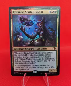 MTG FOIL Roxanne, Starfall Savant - Outlaws of Thunder Junction - Image 1