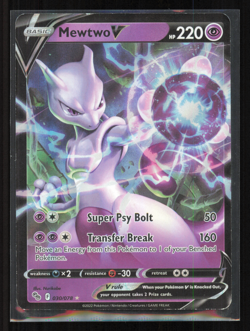 Mewtwo V Ultra Rare Pokemon GO 030/078 LP - Image 1