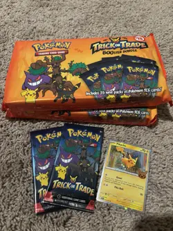 2 Pokemon 2024 Halloween Trick or Trade Booster Bundle New Factory Sealed + - Image 1