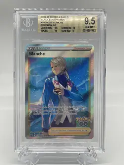 BGS 9.5 GEM MINT Blanche SWSH227 Black Star Promos Team Mystic Holo Pokemon 2022 - Image 1