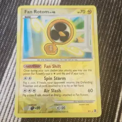 Fan Rotom Ultra Rare Reverse Holo RT1/6 Rising Rivals 2009 Pokemon 70HP - Image 1