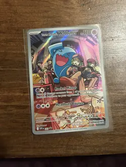 Pokemon Team Rocket's Wobbuffet 203 Sv10: Destined Rivals Promo Holo 110 HP - Image 1